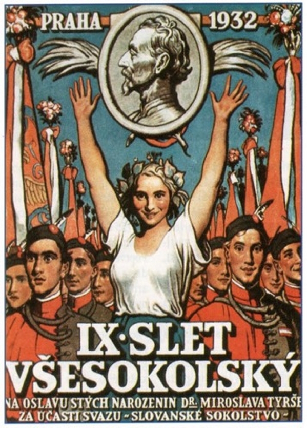 Posters for IX All-Sokol Slet held in 1932 v2