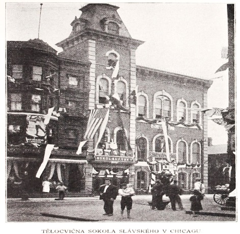 Sokols Fuegner (Fügner) and Linha in Chicago