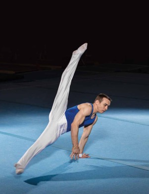 Young Czech Sokols competing in artistic gymnastics 2