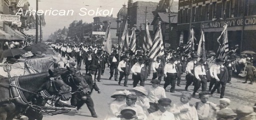 Parades in Chicago, circa 1908