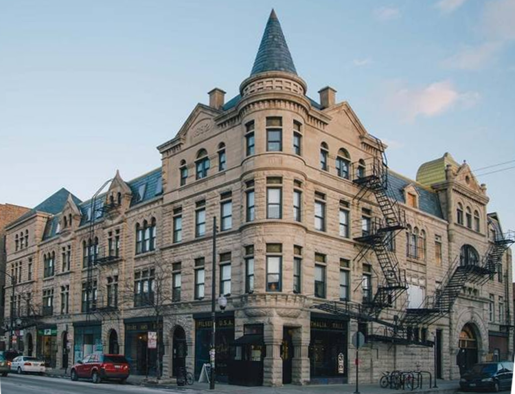 Thalia Hall, center for arts and entertainment, in the Pilsen neighborhood of Chicago