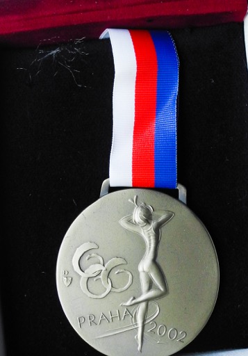 souvenir medal from 2002 All-Sokol Slet in Prague