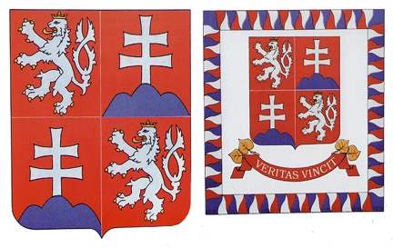 Czech & Slovak Federative Republics 1990-1992 - State coat of arms & Presidential fag of the Republics