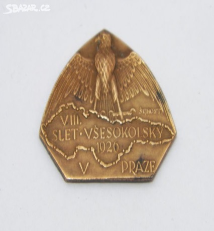 Medal from 1920 All-Sokol Slet