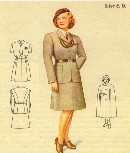 Sokol Dress Uniforms in 1948 Female